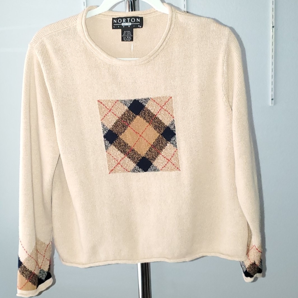 Argyle sweater